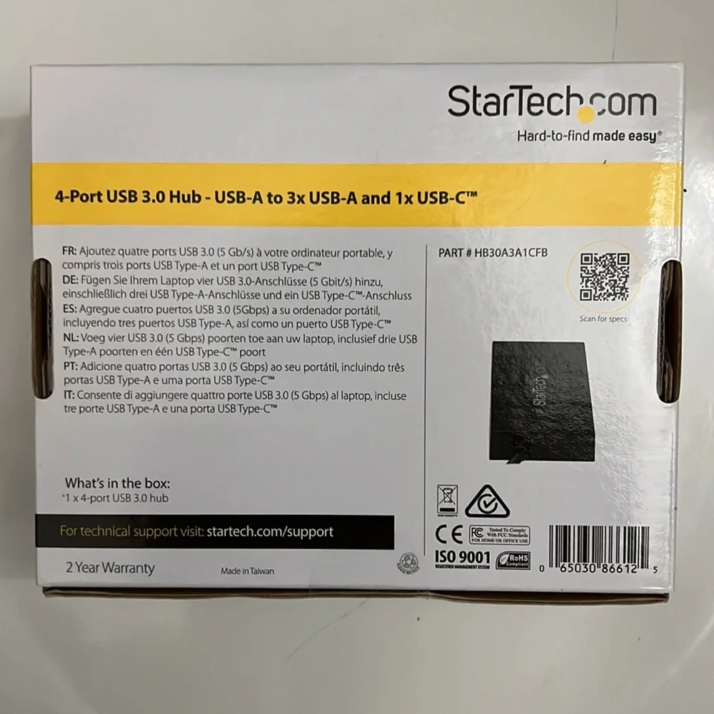 4-port USB 3.0 Hub